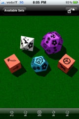 dice with symbols